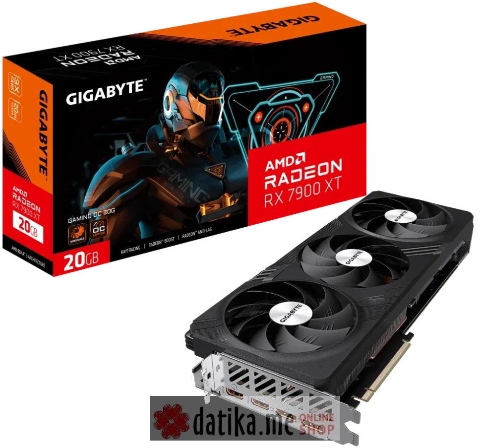 Gigabyte Radeon RX 7900 XT GAMING OC 20G, GV-R79XTGAMING OC-20GD