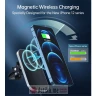 Swissten Car holder magnetic with wireless charger 15W (MagSafe compatible)