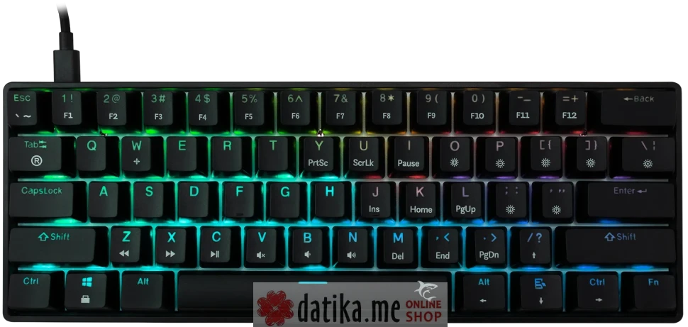 White Shark SHINOBI-2 TASTATURA Black Brown