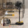 FIRST VENTILATOR 40cm, 45W, LED DISPLAY black