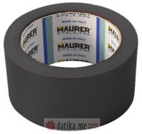 MAURER Traka ljepljiva American platnena crna 50mm 50m