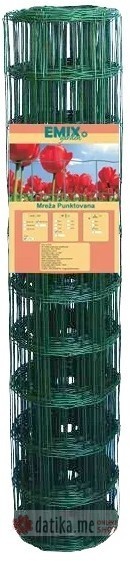 Emix Garden Mreža Promo 100x100x2.0mm 150cm 25m,plastifk zelena 