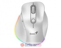 GENIUS Ergo 9000S Pro Pearl White USB Bežični beli miš