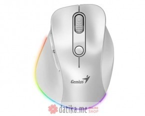 GENIUS Ergo 9000S Pro Pearl White USB Bežični beli miš