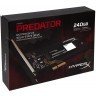 Kingston HyperX Predator PCIe SSD 240Gb  M.2 2280 with standard and low-profile brackets, SHPM2280P2H/240G  