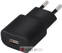 Forever TC-01 charger 1x USB 2A black 