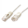 Value patch cable, Cat. 6, U/UTP, white, LS0H, 1.5m 