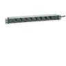 ROLINE 19" PDU for Cabinets, 2300W, 8x IEC320 C14 M, Aluminium, 2m