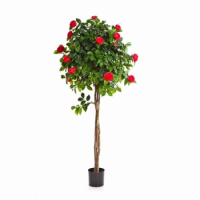 Emix Garden Vještačka biljka Ruža crvena 130cm
