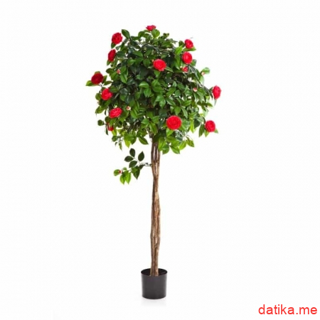 Emix Garden Vještačka biljka Ruža crvena 130cm
