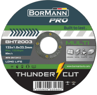 Bormann BHT2003 Rezna ploca univerzalna 125x1.0mm HUNDER-CU 