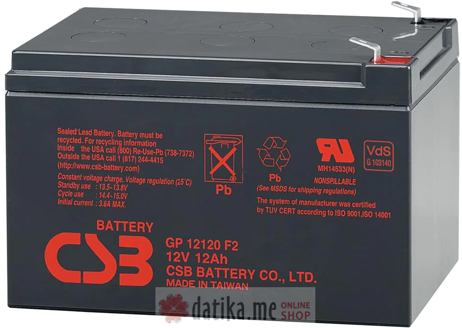 CSB GP12120F2 UPS Oprema