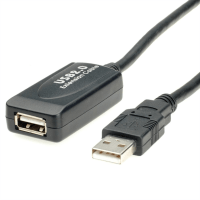 Rotronic USB 2.0 Extension Cable, active, 15 m
