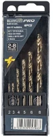 Burgije za metal HSS-Co 2-8mm M35 u setu 6 kom Bormann BHT4824
