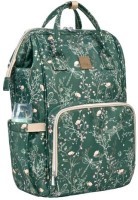 Kikka boo torba za mamu SIENA Luxe Secret Garden Deep Green 2025