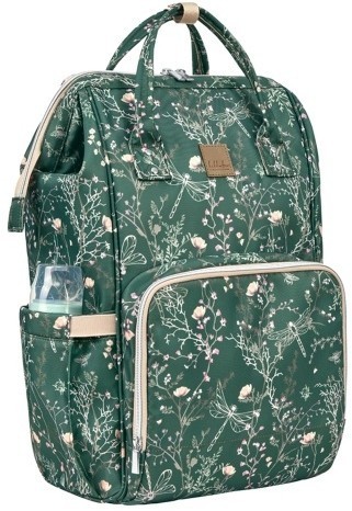 Kikka boo torba za mamu SIENA Luxe Secret Garden Deep Green 2025 в Черногории Kikka boo torba za mamu SIENA Luxe Secret Garden Deep Green 2025 в Черногории