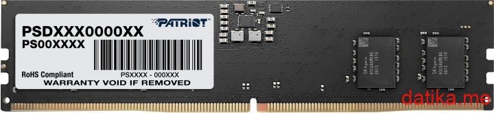 Patriot Signature DDR5 16GB 4800MHz, PSD516G480081 in Podgorica Montenegro