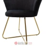 PAKKETO FOTELJA Evi pakoworld velvet in black color 73x62x87cm