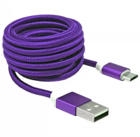 Sbox kabl USB-micro 1M Purple