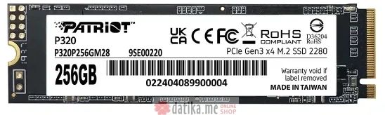 Patriot SSD P320 512GB M.2 2280 PCIE