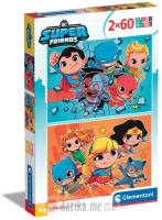 Clementoni Igracka Puzzle 2x60 DC Comics superfriends