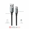 Swissten Data cable textile II USB / USB-C 1.5m Black