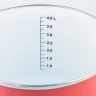 FACKELMANN SERPA DUBOKA EMAJL (crvena) 20cm/4L SA STAKLENIM POKLOPCEM