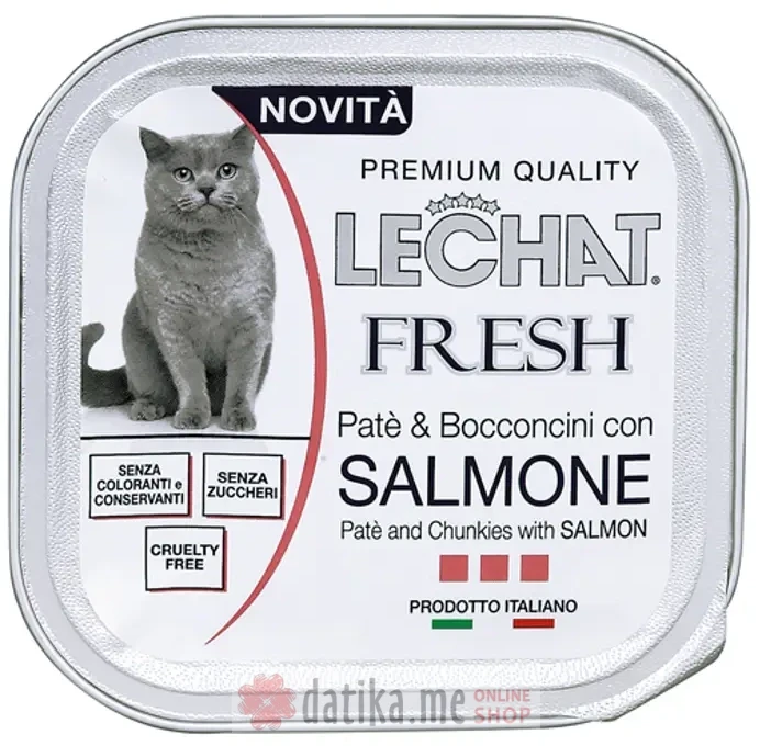Monge LeChat Prelivi Za Odrasle Mačke Sa Lososom I Tunjevinom 100gr 