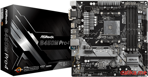 ASRock B450M PRO4 