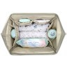 Kikka boo torba za mamu SIENA Luxe Secret Garden Deep Beige 2025