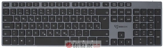 SBOX WK-131 bezicna metalna Tastatura