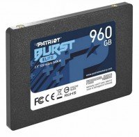 Patriot SSD 960GB 2.5" 7mm Burst Elite Solid State Drive, PBE960GS25SSDR