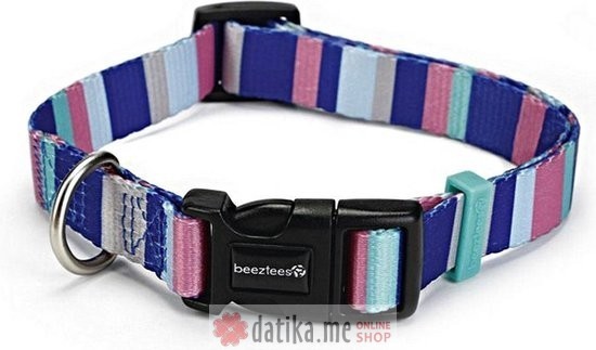 Beeztees OGRLICA ZA PSE STRIPES 35-50X20CM