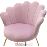 PAKKETO FOTELJA Evi pakoworld velvet in pink color 73x62x87cm