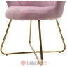 PAKKETO FOTELJA Evi pakoworld velvet in pink color 73x62x87cm
