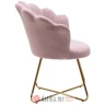 PAKKETO FOTELJA Evi pakoworld velvet in pink color 73x62x87cm