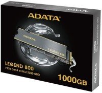 A-DATA 1TB M.2 PCIe Gen 4 x4 LEGEND 800, ALEG-800-1000GCS 