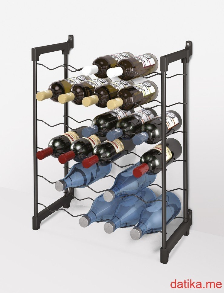 Metaltex Chianti Polica za flase 68cm