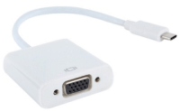 E-GREEN Adapter USB 3.1 tip C (M) - VGA (F) beli