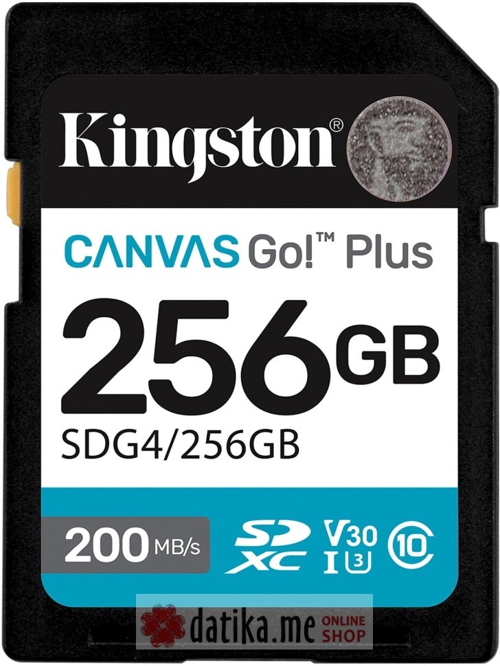 Kingston 256GB SDXC Canvas Go! SD card