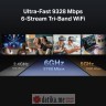 TP-LINK ARCHER BE550 , BE9300 Tri-Band Wi-Fi 7 Router, 4 2.5 Gbps LAN, 1 USB 3.0 в Черногории