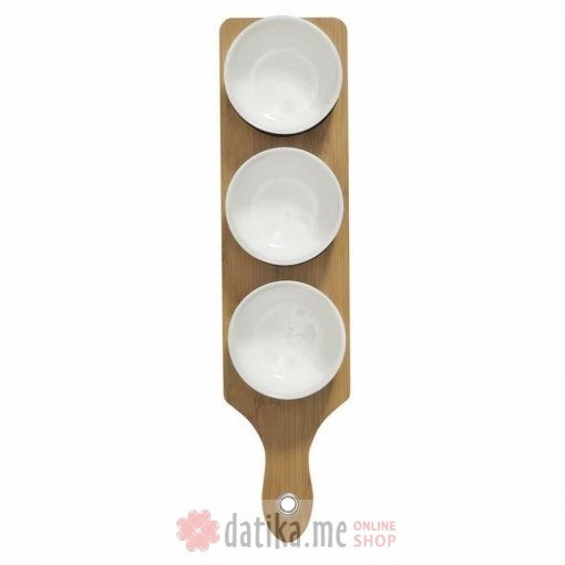 EASY LIFE SET 3 ZDJELICE SA KASIKAMA NA BAMSUS DASKI 37x9 в Черногории