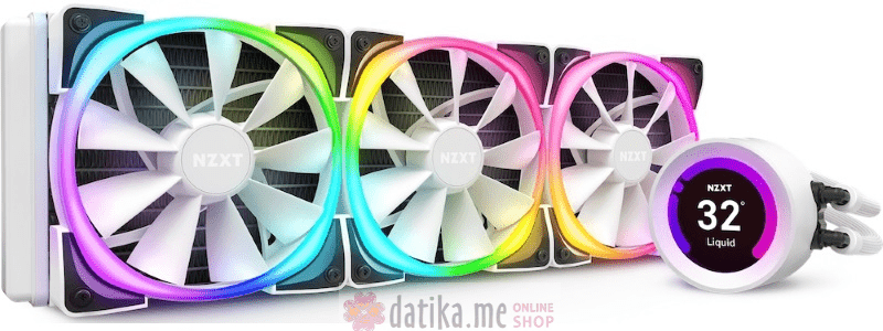 NZXT Kraken Z73 RGB vodeno hladenje belo, RL-KRZ73-RW