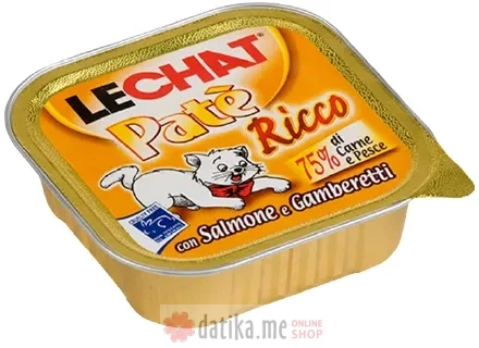 Monge LeChat Adult Pašteta Sa Lososom I Račićima 100gr 