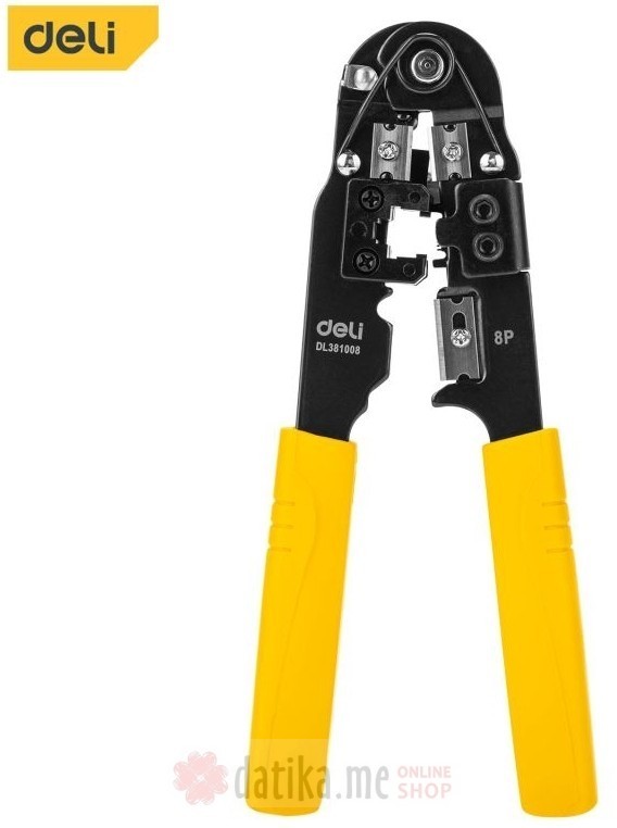 Krimp klešta za konektore DELI RJ45 8pin  в Черногории