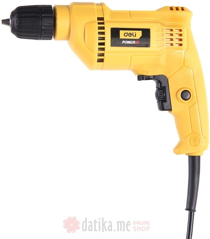 Električna bušilica 550W DELI 10mm 