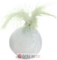 Beeztees IGRACKA ZA MACE KUGLICA SA PERJEM 5CM