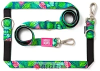 Max&Molly MULTI-FUNCTION LEASH - TROPICAL/M POVODAC