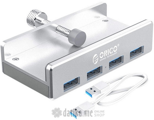 Orico 4 Port Clip-type USB 3.0 Hub srebrni