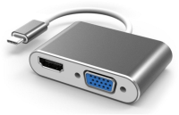 FAST ASIA TIP C na HDMI+VGA Adapter-konvertor 